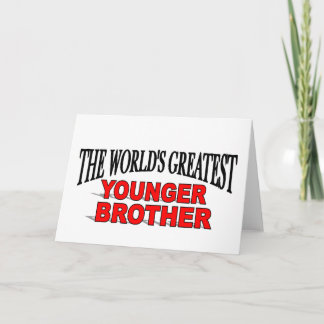 Der größte jüngere Bruder der Welt Karte