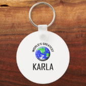Der größte Karla der Welt Schlüsselanhänger (Vorderseite)