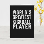 Der größte Kickball-Spieler der Welt Karte (Gelbe Blume)