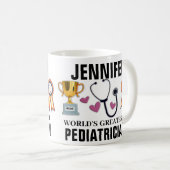 Der größte Kinderarzt der Welt Kaffeetasse (VorderseiteRechts)