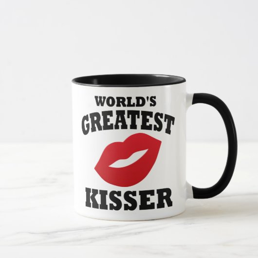 Der größte Kisser der Welt Tasse (Rechts)