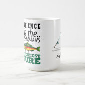 Der größte Köder eines Fischers Kaffeetasse (Mittel)