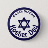 Der größte Kosher-Vater der Welt Button (Vorderseite)
