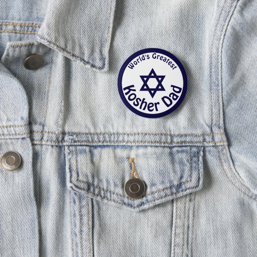 Der größte Kosher-Vater der Welt Button (Beispiel)