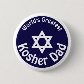 Der größte Kosher-Vater der Welt Button (Vorderseite)