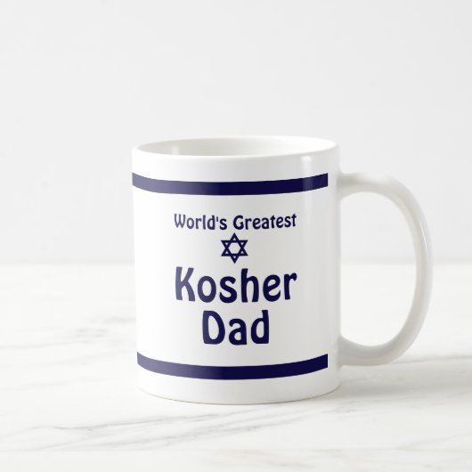 Der größte Kosher-Vater der Welt Kaffeetasse (Rechts)