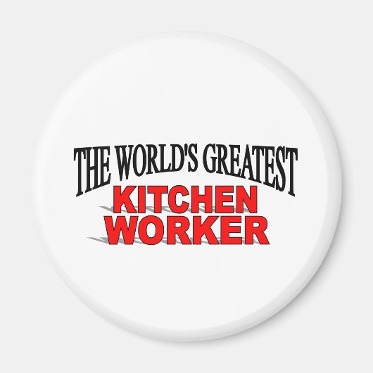 Der größte Küchenarbeiter der Welt Magnet (Vorne)