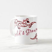 Der größte Lehrer der Welt Kaffeetasse (Vorderseite Links)