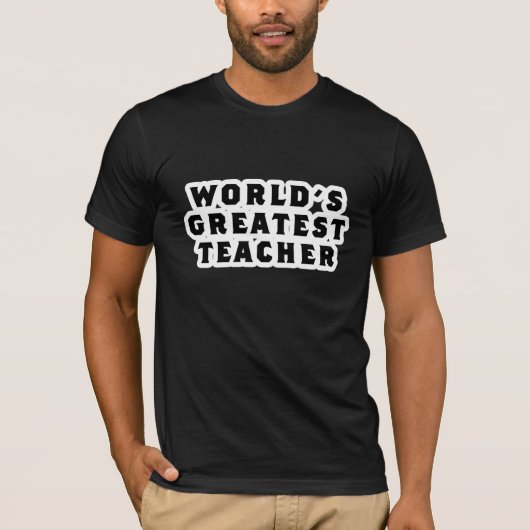 Der größte Lehrer-T - Shirt der Welt (Vorderseite)
