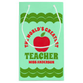 Der größte Lehrerappel der Welt Kleine Geschenktüte (Rückseite)