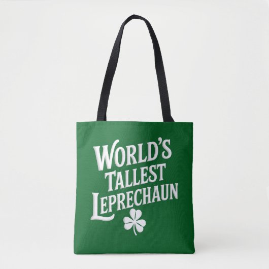 Der größte Leprechaun-Tag der Welt, der irische St Tasche (Vorderseite)