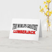 Der größte Lumberjack der Welt Karte (Gelbe Blume)