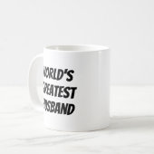 Der größte Mann der Welt Kaffeetasse (Vorderseite Links)