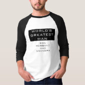 Der größte Mann der Welt - Sohn, Ehemann, Vater, O T-Shirt (Vorderseite)