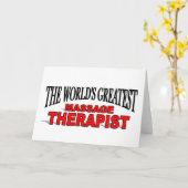 Der größte Massagetherapeut der Welt Karte (Gelbe Blume)