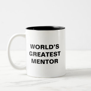 Der größte Mentor der Welt Zweifarbige Tasse