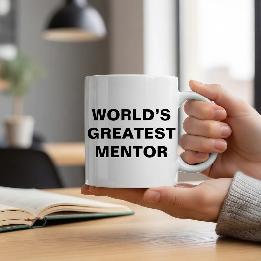 Der größte Mentor der Welt Zweifarbige Tasse