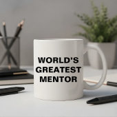 Der größte Mentor der Welt Zweifarbige Tasse