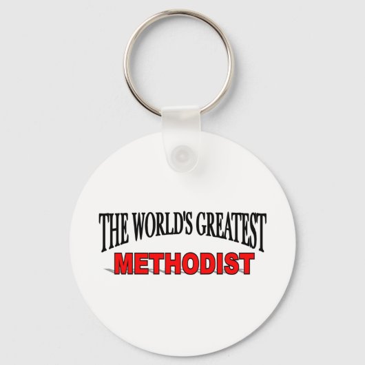Der größte Methodist der Welt Schlüsselanhänger (Vorderseite)