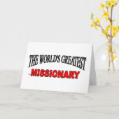 Der größte Missionar der Welt Karte (Gelbe Blume)