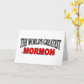 Der größte Mormon der Welt Karte (Gelbe Blume)
