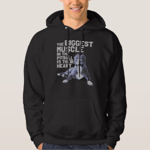Der größte Muskel im Grubenbull ist ihr Herz Hoodie
