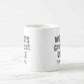 Der größte Niedliche Planet der Welt Personalisier Kaffeetasse (Mittel)