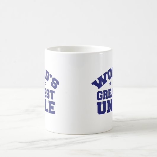 Der größte Onkel der Welt Kaffeetasse (Mittel)
