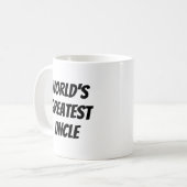 Der größte Onkel der Welt Kaffeetasse (Vorderseite Links)