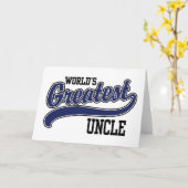 Der größte Onkel der Welt Karte (Gelbe Blume)