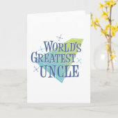 Der größte Onkel der Welt Karte (Gelbe Blume)