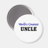 Der größte Onkel der Welt Magnet (Vorderseite/Rückseite)