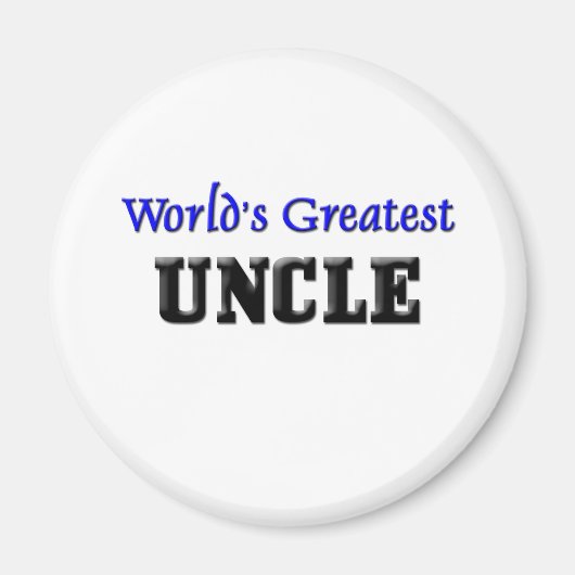 Der größte Onkel der Welt Magnet (Vorne)
