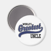 Der größte Onkel der Welt Magnet (Vorderseite/Rückseite)