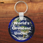 Der größte Onkel der Welt! Schlüsselanhänger (Vorderseite)