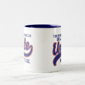 Der größte Onkel der Welt Zweifarbige Tasse (Mittel)