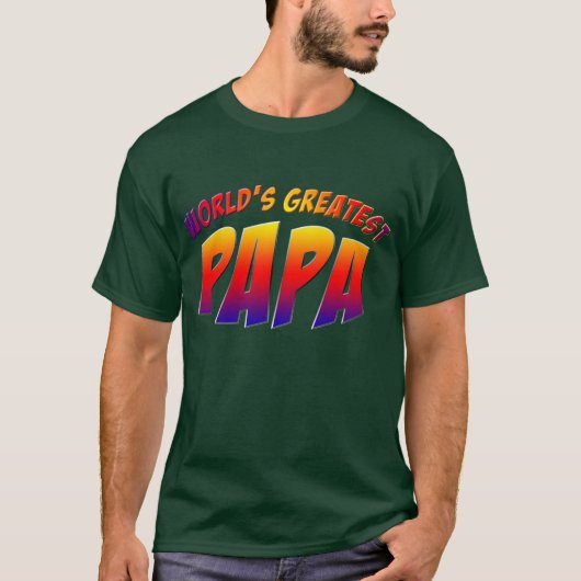 Der größte Papa-T - Shirt der Welt (Vorderseite)