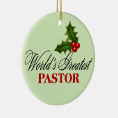 Der größte Pastor der Welt Keramik Ornament (Rechts)