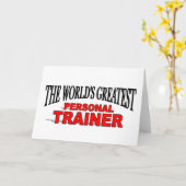 Der größte Personal Trainer der Welt Karte (Gelbe Blume)