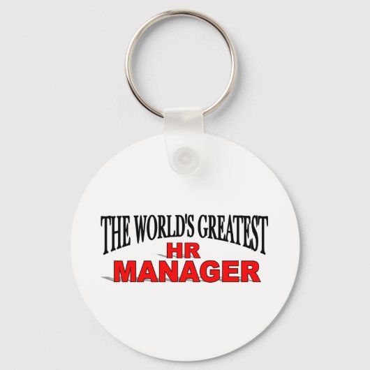 Der größte Personalmanager der Welt Schlüsselanhänger (Vorderseite)