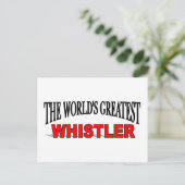 Der größte Pfeifer der Welt Postkarte (Stehend Vorderseite)