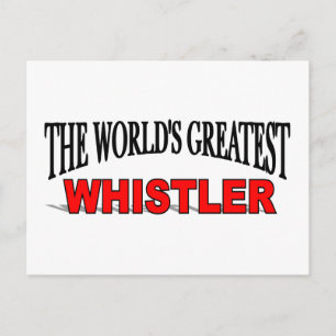 Der größte Pfeifer der Welt Postkarte