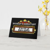 Der größte Physiotherapeut der Welt Karte (Gelbe Blume)