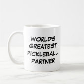Der größte Pickleball-Partner der Welt Kaffeetasse (Links)