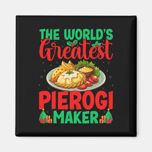 Der größte Pierogi-Maker-Polnischer Lebensmittelko Magnet (Vorne)