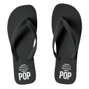 Der größte Pop der Welt   Father Grandpa-Geschenk Badesandalen
