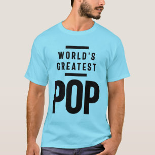 Der größte Pop der Welt Father Grandpa-Geschenk T-Shirt