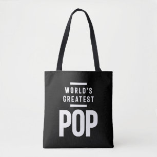 Der größte Pop der Welt Father Grandpa-Geschenk Tasche
