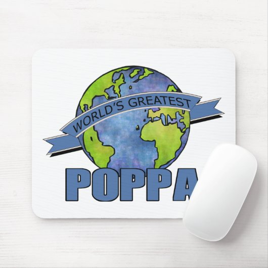 Der größte Poppa der Welt Mousepad (Mit Mouse)