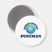 Der größte Postbote der Welt Magnet (Vorderseite/Rückseite)